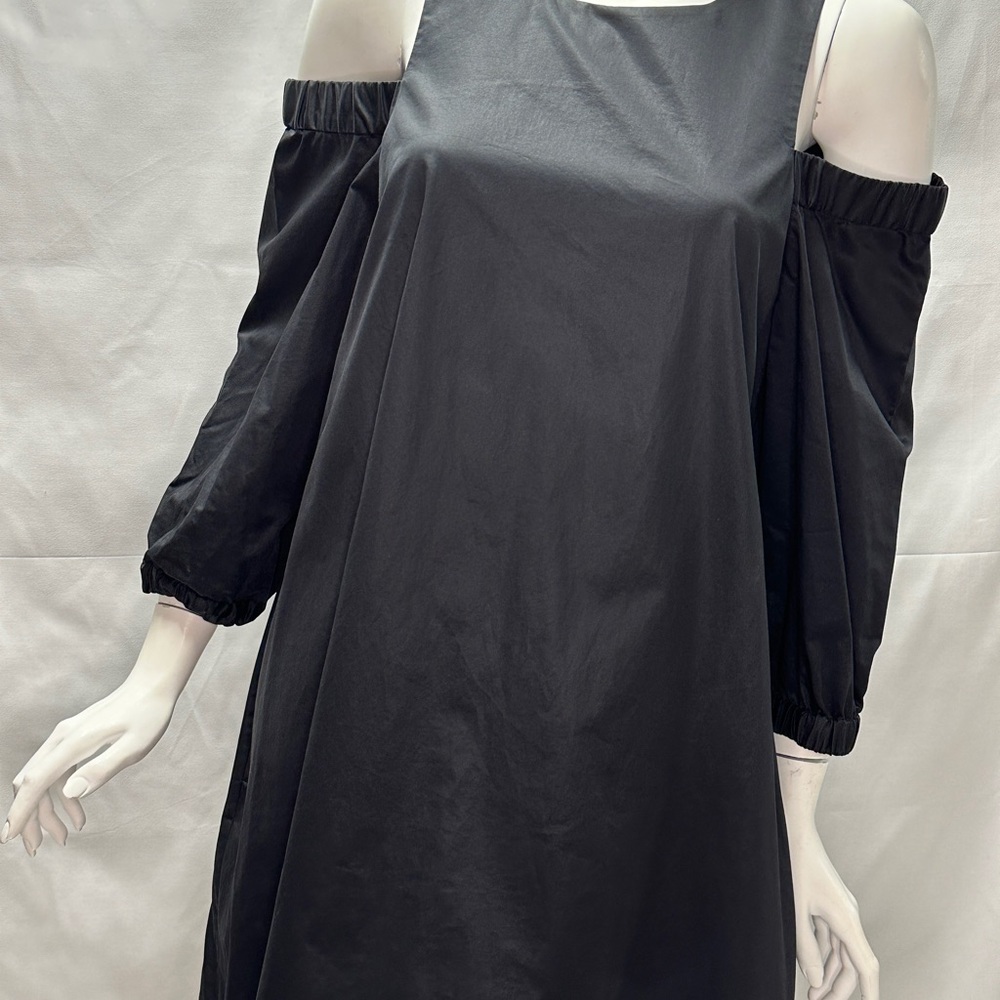 Tibi Size 8 Black Open shoulder Dress - Picture 4 of 12